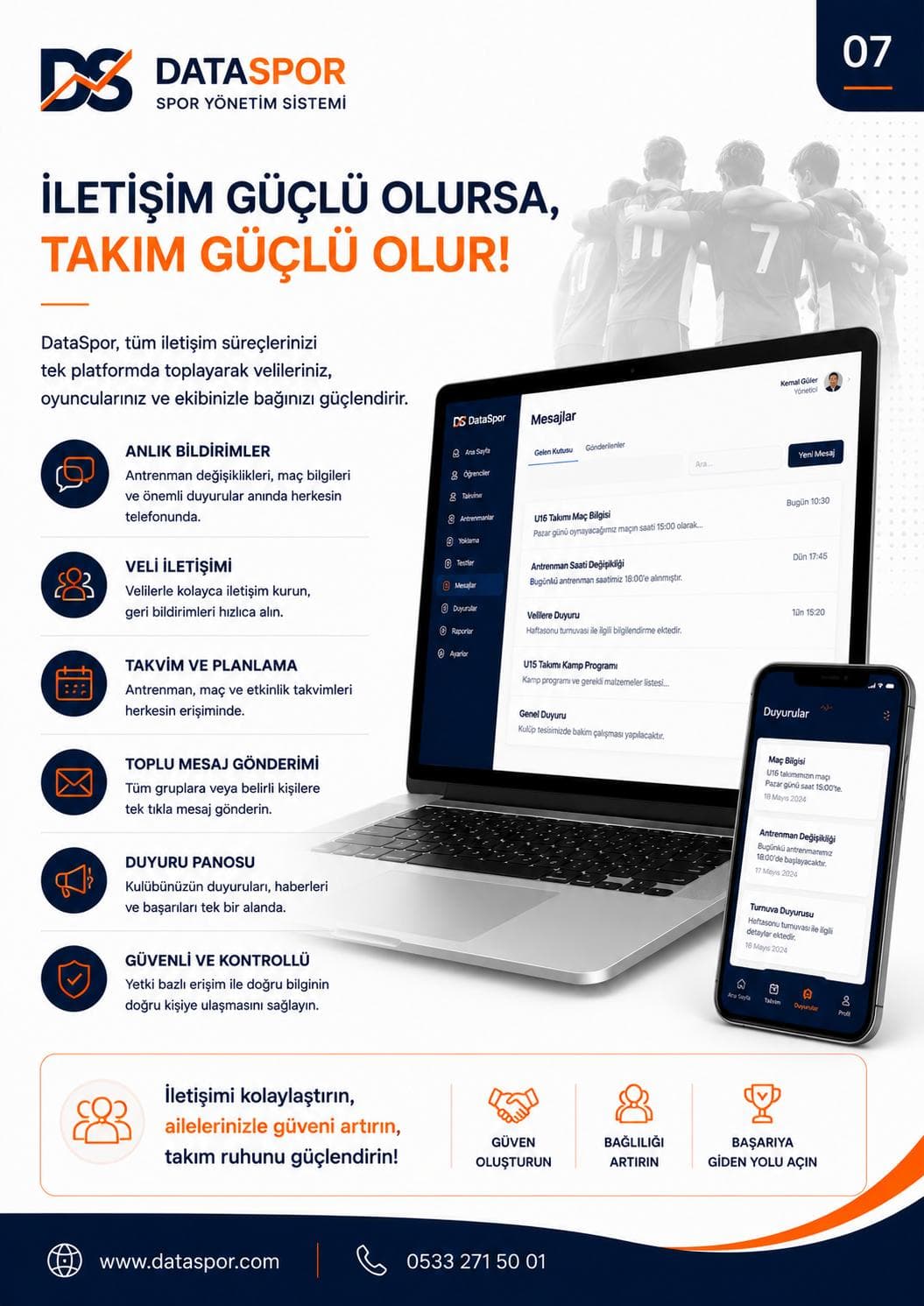 Oyuncu Yönetimi Panel Görünümü 3